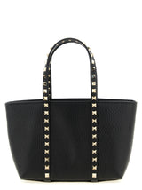 Valentino Garavani Black Calfskin Tote Bag