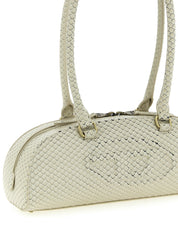 Beige Other Fibres Shoulder Bag
