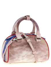 Multicolor Polyethylene Crossbody Bag
