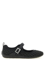 Black Polyamide Ballet Flats