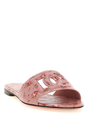 Multicolor Calfskin Slides