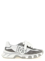 Gray Polyester Athletic Sneakers