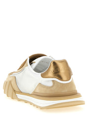 Beige Calfskin Athletic Sneakers