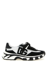 Dolce & Gabbana Bicolor Polyester Athletic Sneakers