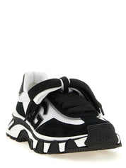 Dolce & Gabbana Bicolor Polyester Athletic Sneakers