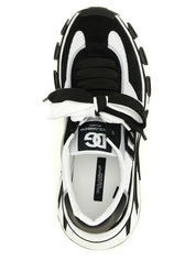 Dolce & Gabbana Bicolor Polyester Athletic Sneakers