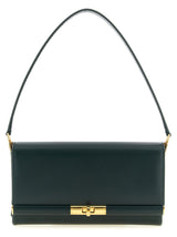 Bicolor Calfskin Shoulder Bag