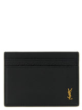 Saint Laurent Black Calfskin Cardholder