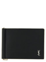 Black Calfskin Money Clip
