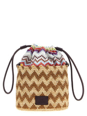 Multicolor Cotton Crossbody Bag
