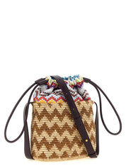 Multicolor Cotton Crossbody Bag