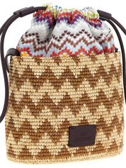 Multicolor Cotton Crossbody Bag