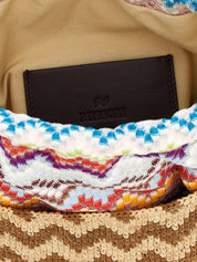 Multicolor Cotton Crossbody Bag