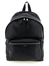 Saint Laurent Black Calfskin Backpack