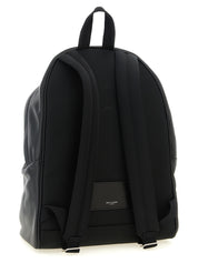 Saint Laurent Black Calfskin Backpack