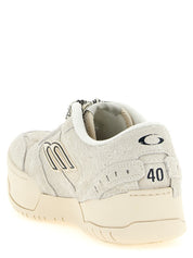 Balenciaga Beige Bovine Leather Platform Sneakers