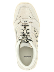 Balenciaga Beige Bovine Leather Platform Sneakers