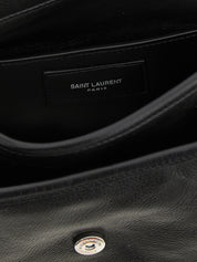 Black Calfskin Crossbody Bag