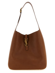 Brown Calfskin Shoulder Bag
