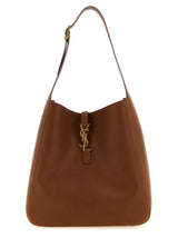 Brown Calfskin Shoulder Bag