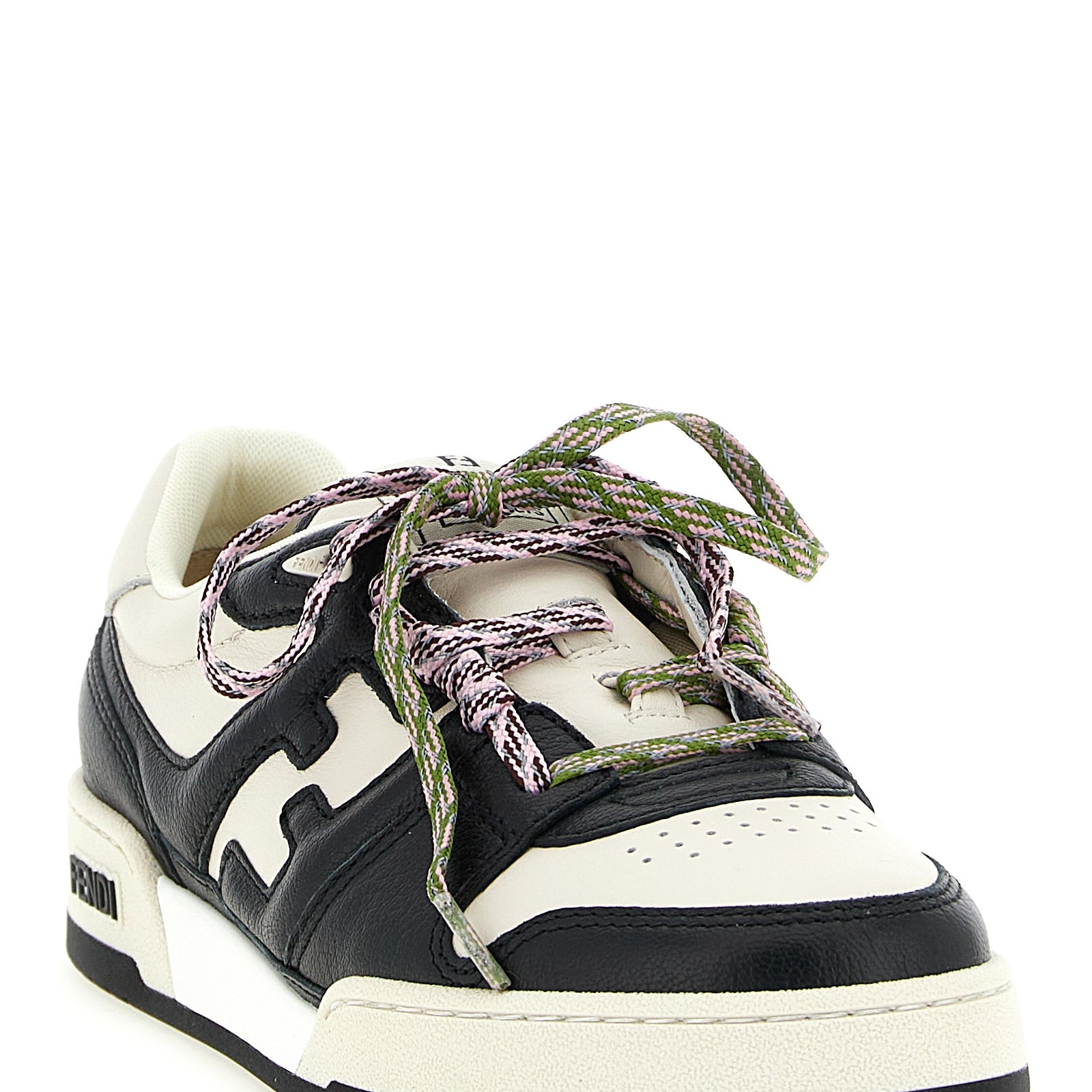 Fendi Bicolor Calfskin Athletic Sneakers Fendi