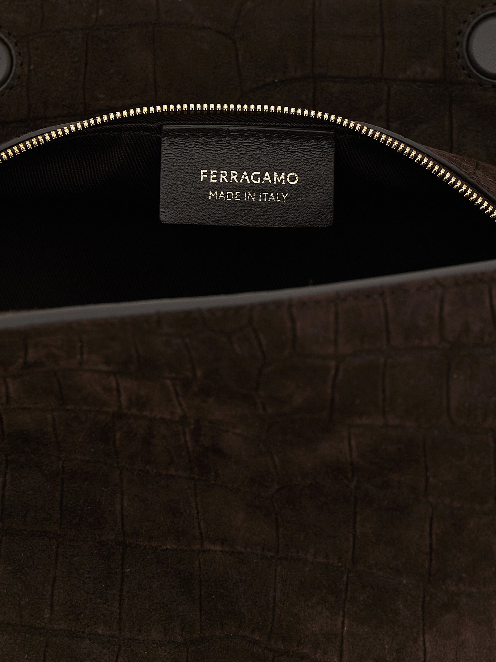 Brown Goatskin Shoulder Bag