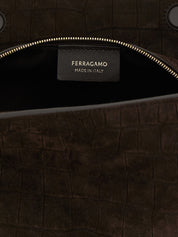 Brown Goatskin Shoulder Bag
