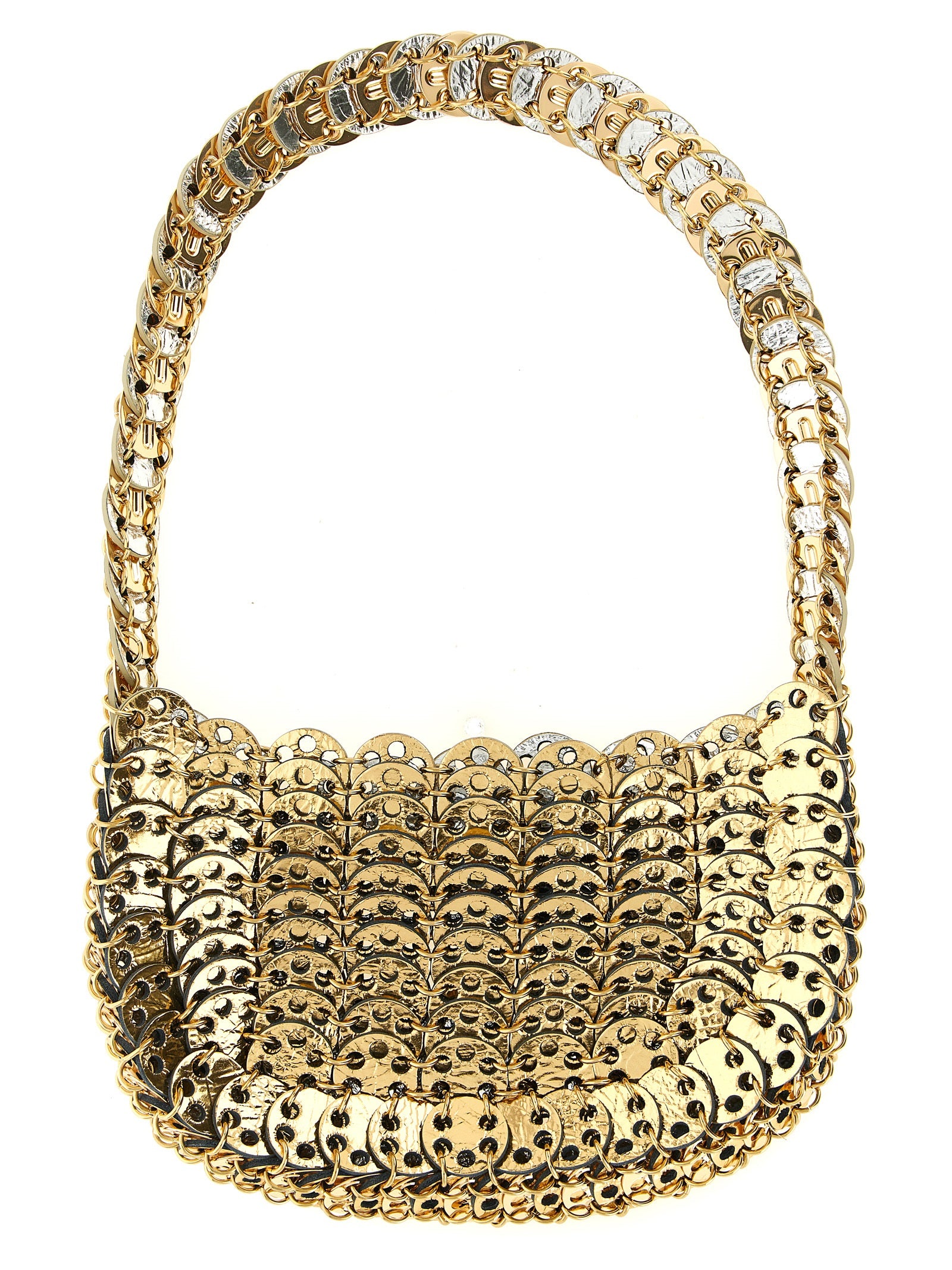 Multicolor Calfskin Shoulder Bag