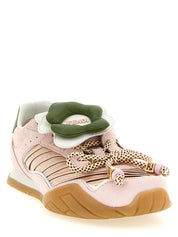 Multicolor Calfskin Athletic Sneakers
