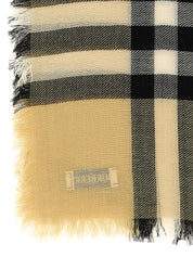 Beige Wool Scarf