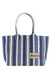Blue Cotton Tote Bag