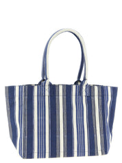 Blue Cotton Tote Bag