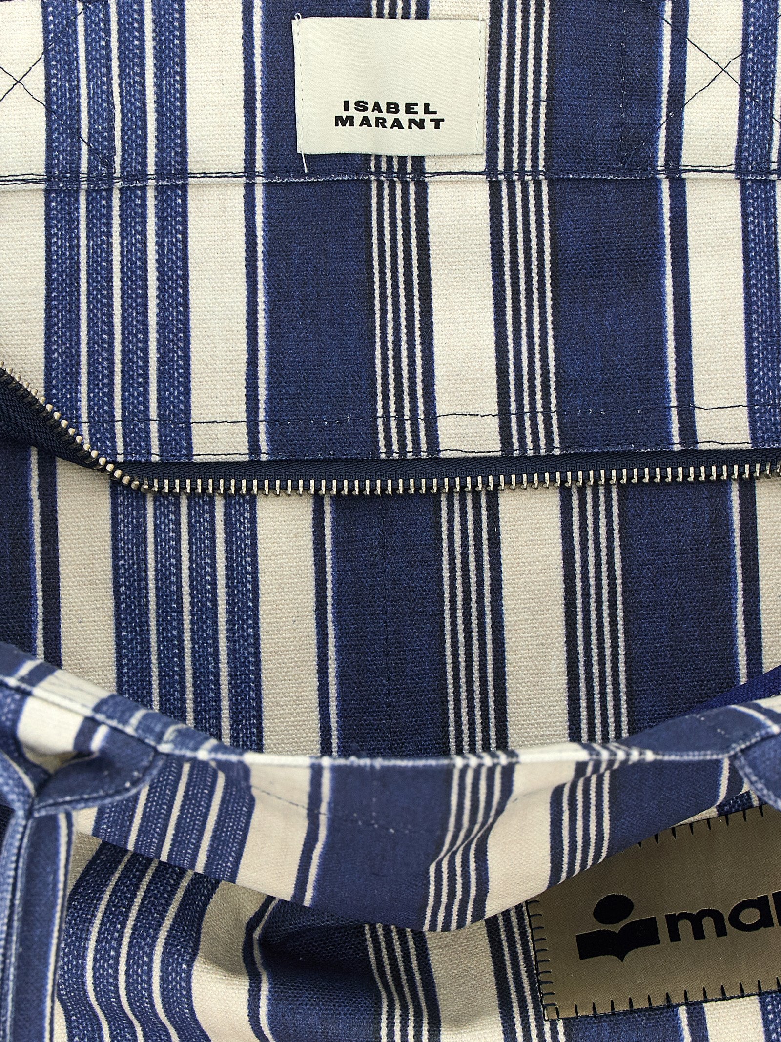 Blue Cotton Tote Bag