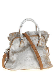 Silver Lambskin Handbag
