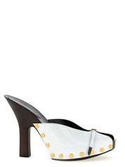 Versace Bicolor Calfskin High Heel Pumps