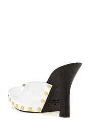 Versace Bicolor Calfskin High Heel Pumps