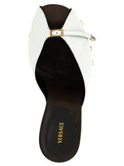 Versace Bicolor Calfskin High Heel Pumps