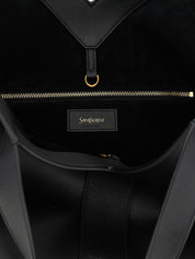 Black Calfskin Tote Bag