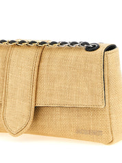Beige Polyamide Shoulder Bag