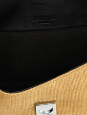 Beige Polyamide Shoulder Bag