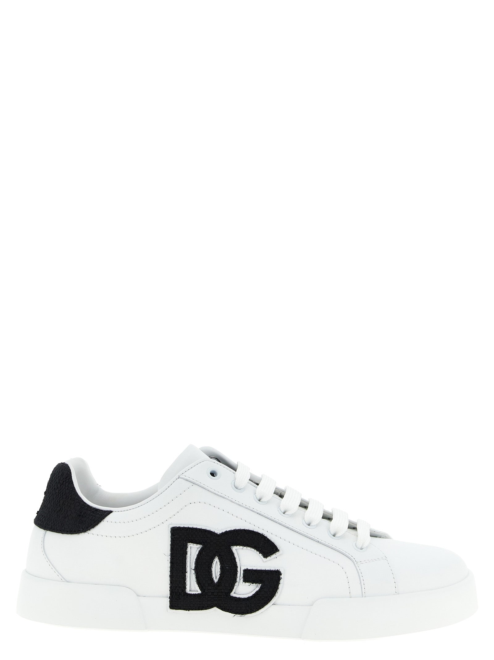 Bicolor Calfskin Low Top Sneakers