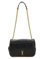 Black Lamb Leather Shoulder Bag