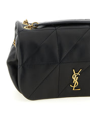 Black Lamb Leather Shoulder Bag