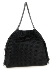 Black Polyamide Shoulder Bag