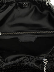 Black Polyamide Shoulder Bag