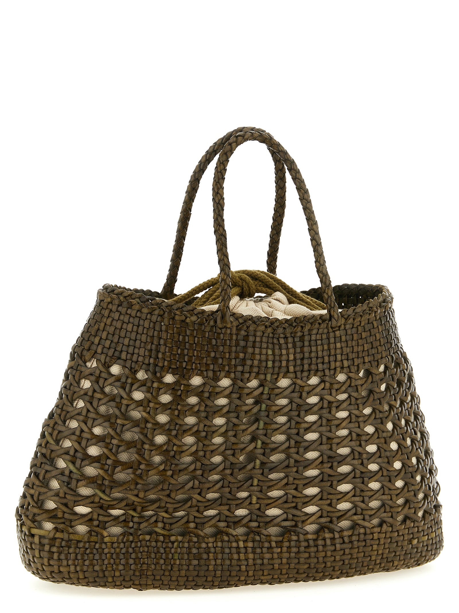 Bicolor Calfskin Handbag