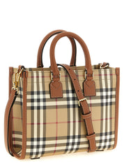 Beige Polyethylene Tote Bag