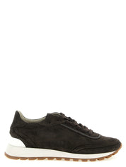 Brunello Cucinelli Brown Calfskin Sneakers