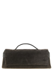 Brown Calfskin Clutch Bag