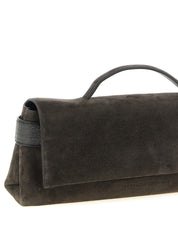 Brown Calfskin Clutch Bag